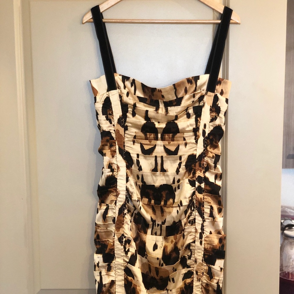 Roberto Cavalli leopard print dress